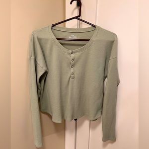 Hollister Cotton Long- Sleeve Jersey